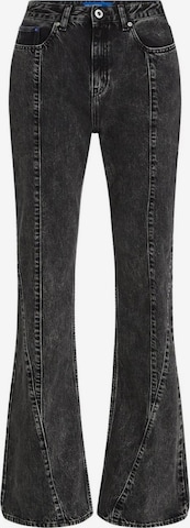 regular Jeans 'KLJ Hr Flare Denim B1W10083' di KARL LAGERFELD JEANS in nero: frontale