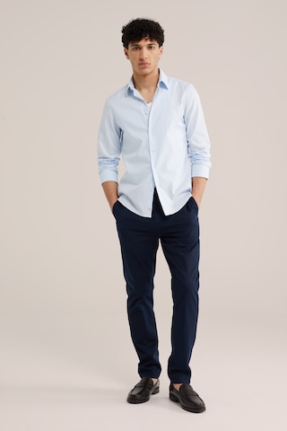 van Gils Slim Fit Бизнес риза в синьо