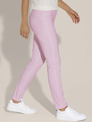 MADELEINE Slimfit Broek in Roze