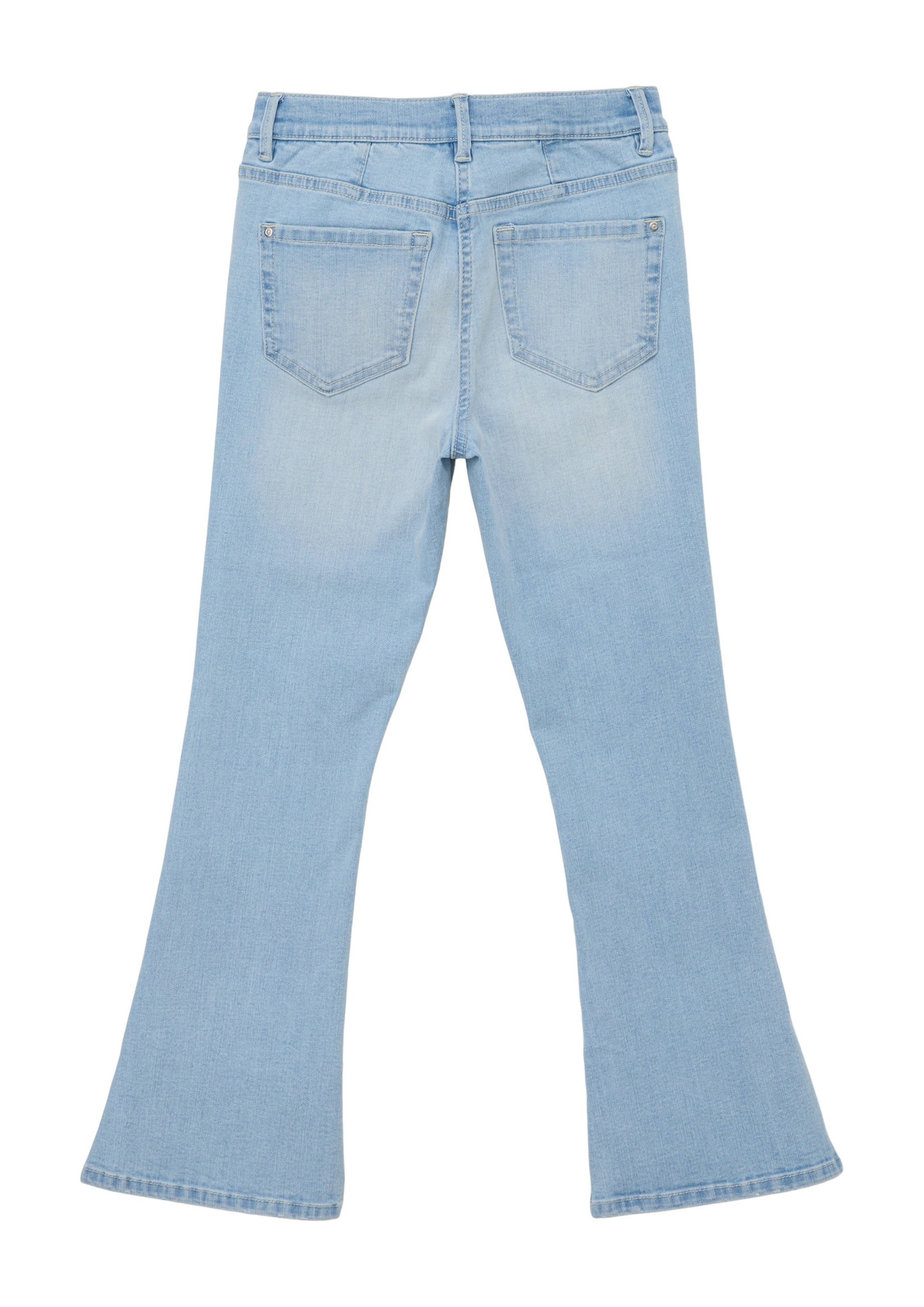 s.Oliver Flared Jeans 'Beverly' in Blau