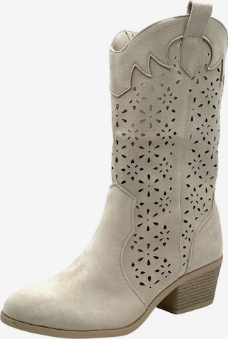 Nowaland Ankle Boots in Beige: Vorderseite
