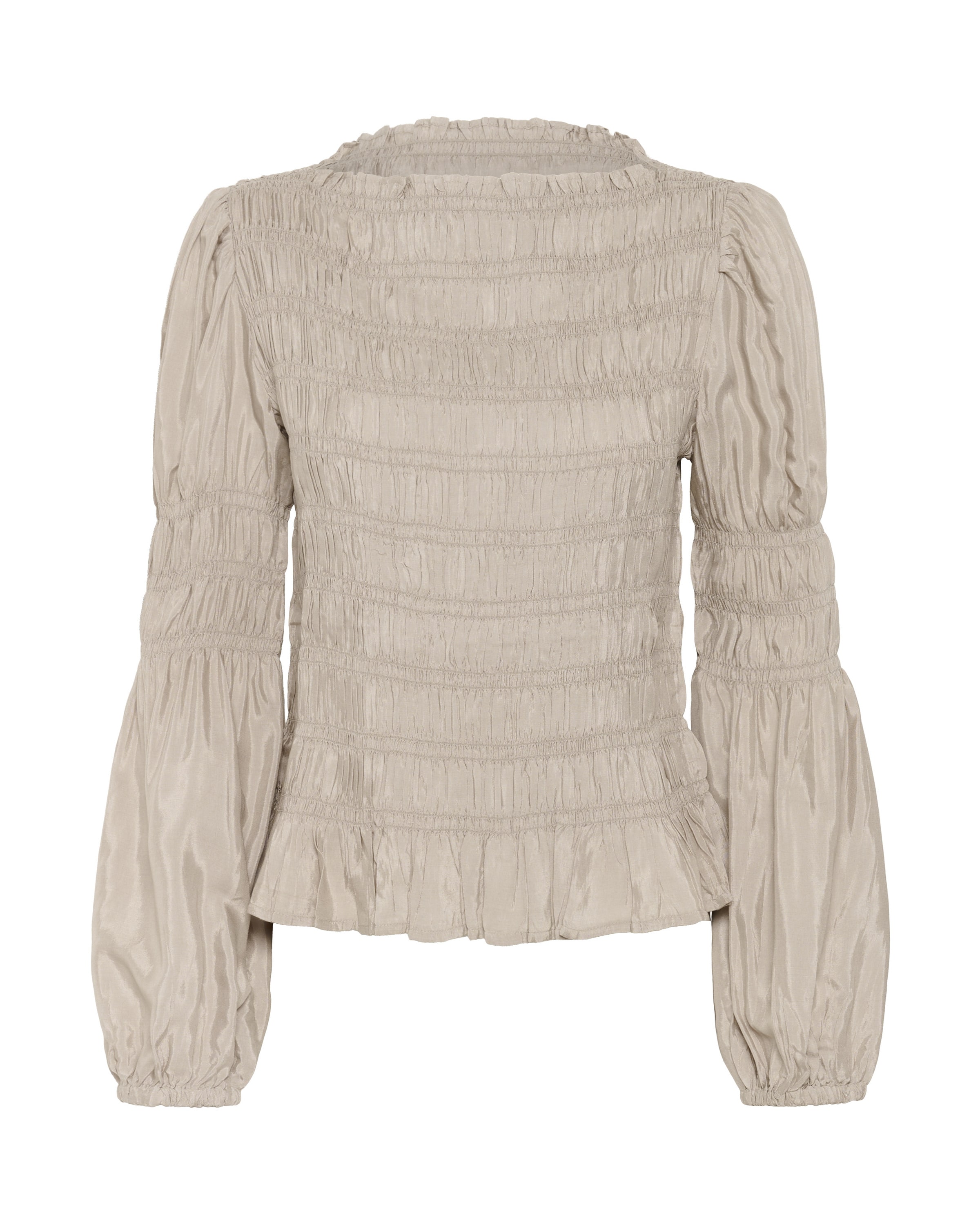 Cream Blouse 'Henva' in Beige: front