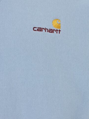 Carhartt WIP Sweatshirt 'American Script' in Blau