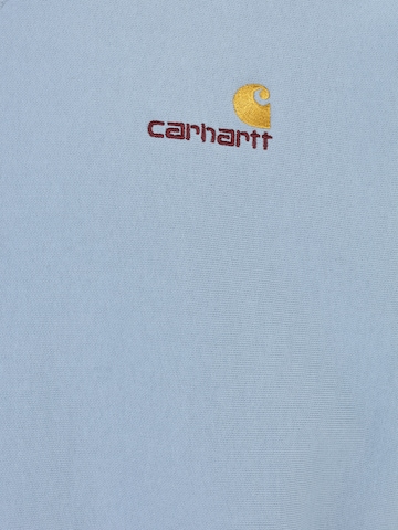 Carhartt WIP Sweatshirt 'American Script' in Blau