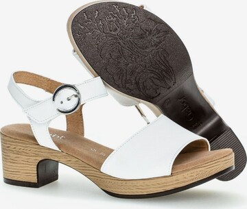 GABOR Strap Sandals in White