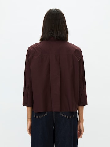 Masai Bluse i brun