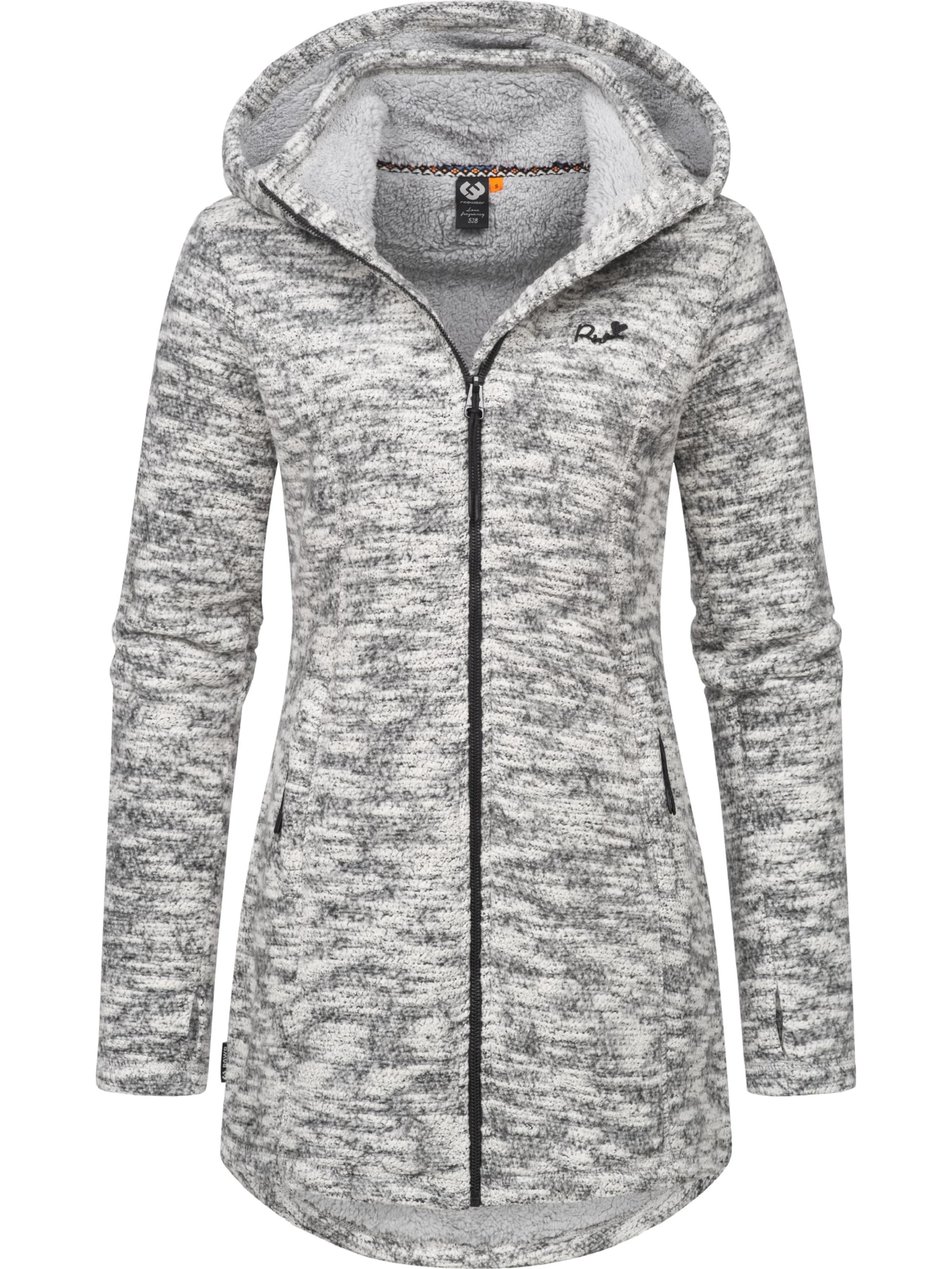 Geacă tricotată 'Lyshka' de la Ragwear pe gri