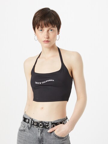 Top 'Graphic 90's Halter Crop' di LEVI'S ® in marrone: frontale