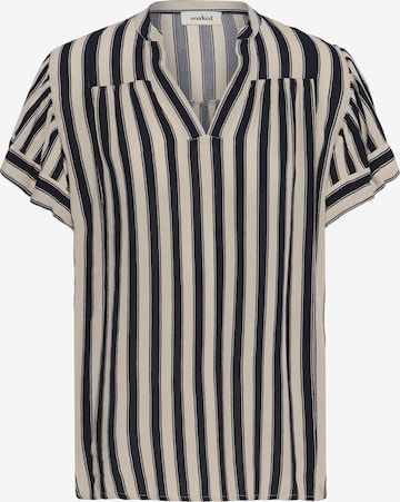 SOAKED IN LUXURY - Blusa en azul: frente
