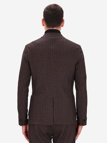 Distretto12 Regular fit Suit Jacket 'Herrin' in Brown