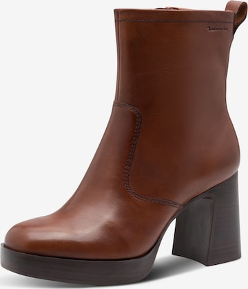 Tamaris Enkellaarsjes in Bruin: voorkant