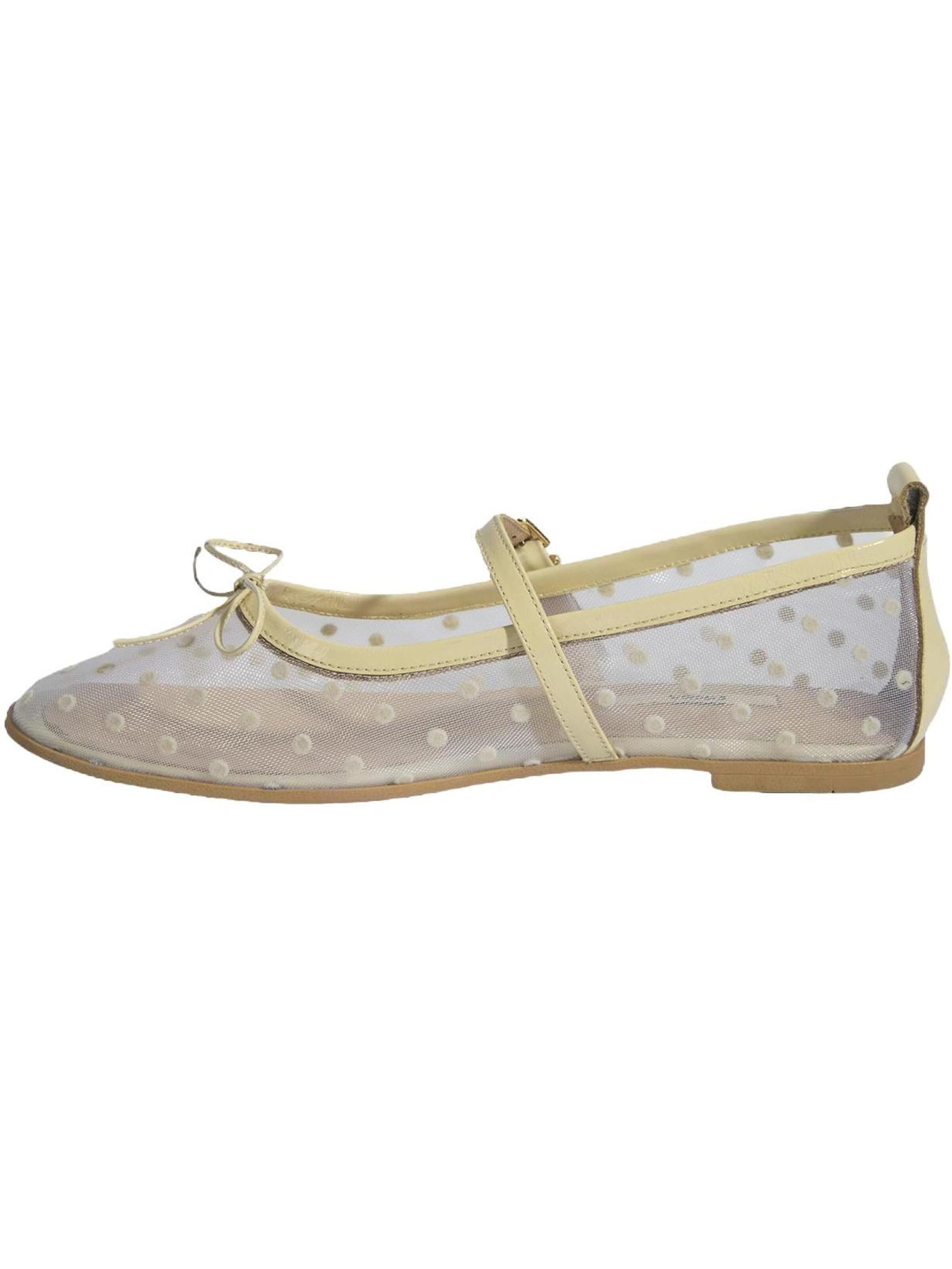 Desa Ballet Flats 'Ballettschuhe' in White