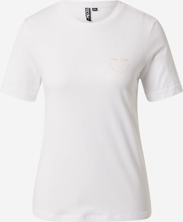 PIECES - Camiseta 'KIFUNE' en blanco: frente