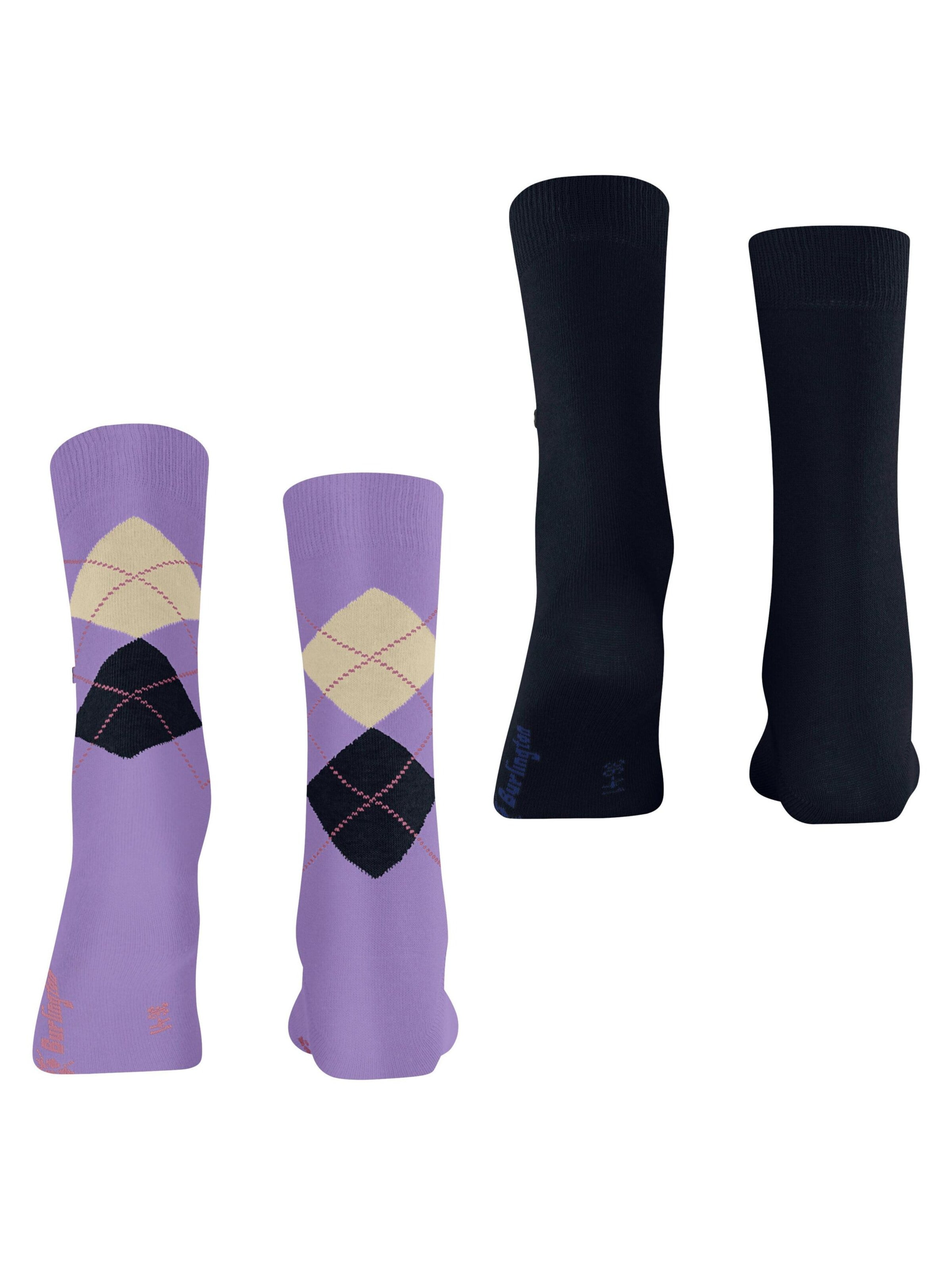 BURLINGTON Socks 'Everyday Mix 2-Pack' in Purple