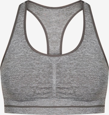 Smilodox Bralette Sports Bra 'Mila' in Grey: front