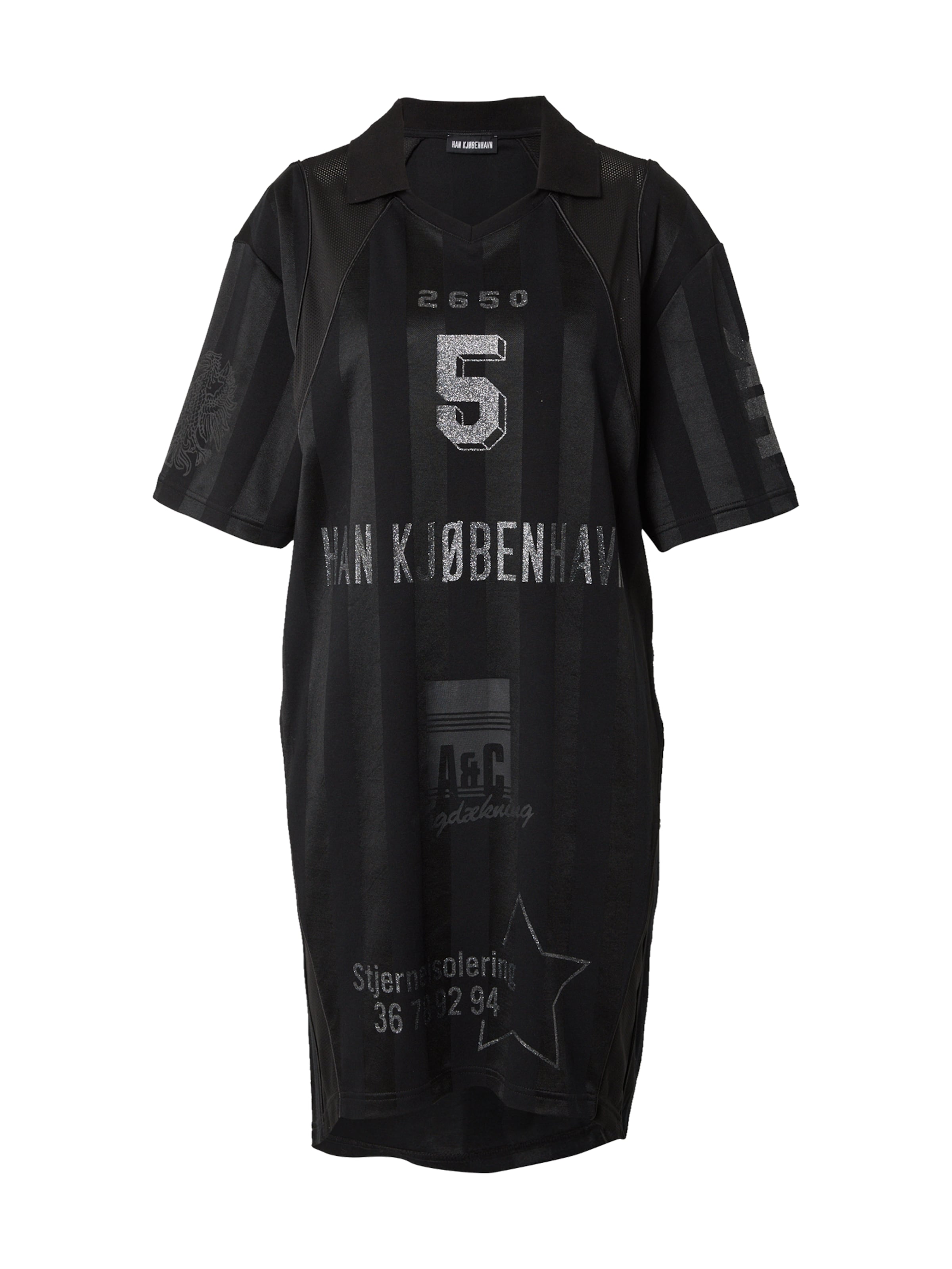 Abito 'Football' di Han Kjøbenhavn in nero: frontale