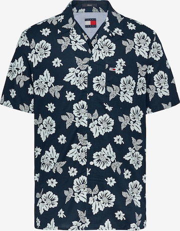 Tommy Jeans Hemd in Blau: Vorderseite