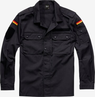 Regular fit Camicia di Brandit in nero: frontale