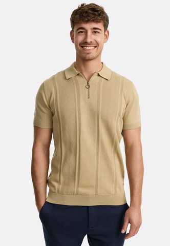 INDICODE JEANS Shirt ' Sago ' in Beige: voorkant