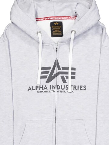 ALPHA INDUSTRIES Sweatshirt 'Basic'‌‌‌ in Grau