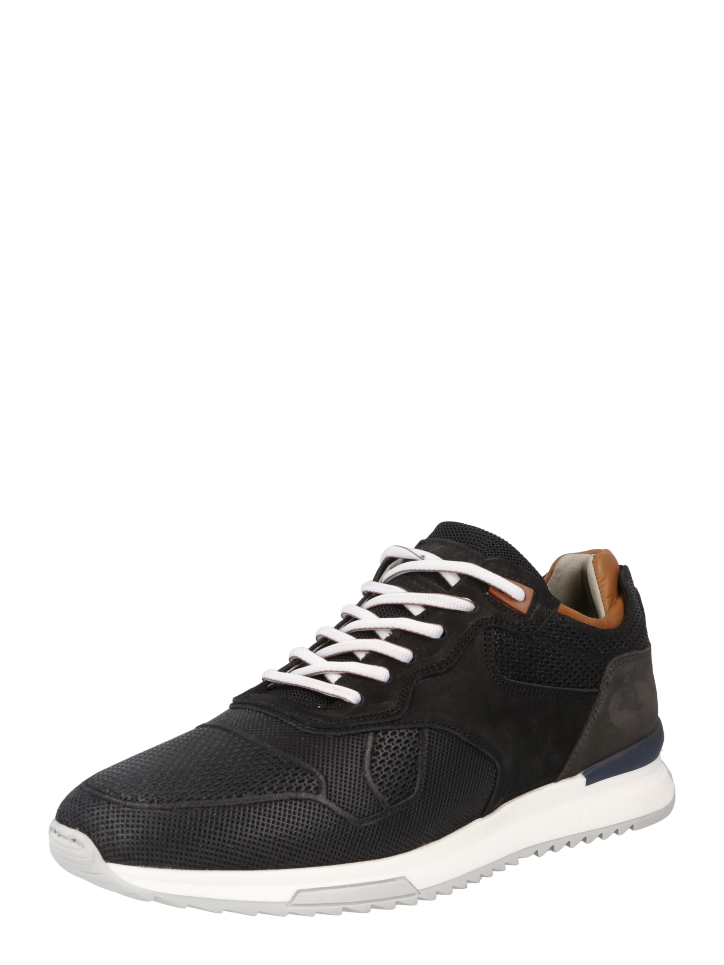 Baskets basses BULLBOXER en noir : devant
