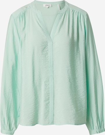 s.Oliver Bluse in Grün: Vorderseite