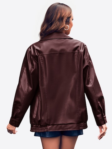 Veste mi-saison Imily Bela en marron : derrière