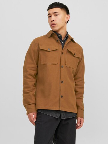 Coupe regular Veste mi-saison 'Roy' JACK & JONES en marron