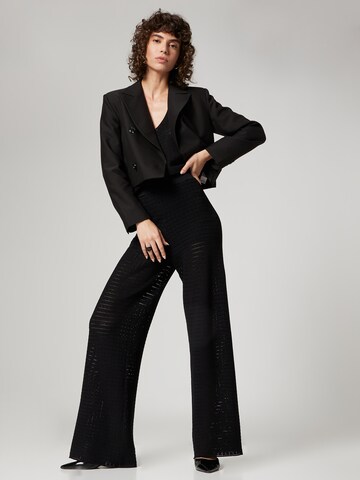 Guido Maria Kretschmer Women Wide leg Pants 'Nela' in Black