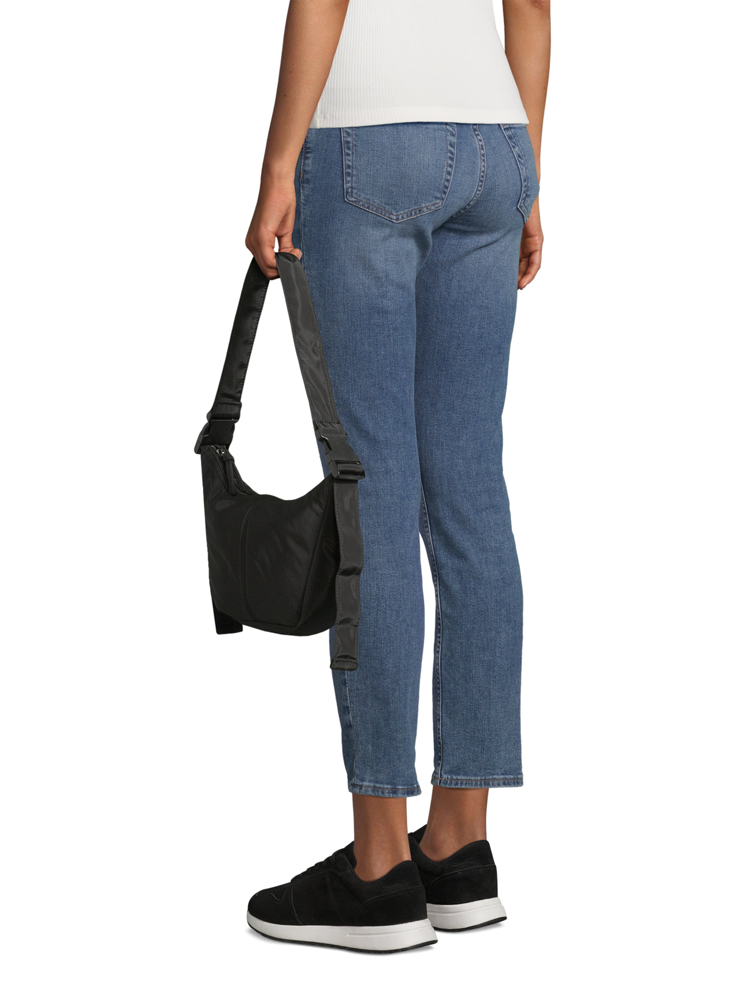 TOPSHOP Torba na ramię 'CARRIE' w kolorze czarny