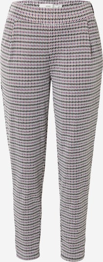 Pantaloni con pieghe 'MANSE' ICHI di colore rosso violaceo / nero / bianco, Visualizzazione prodotti