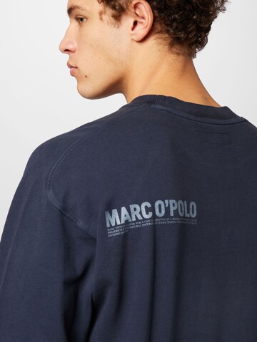 Bluză de molton de la Marc O'Polo pe albastru