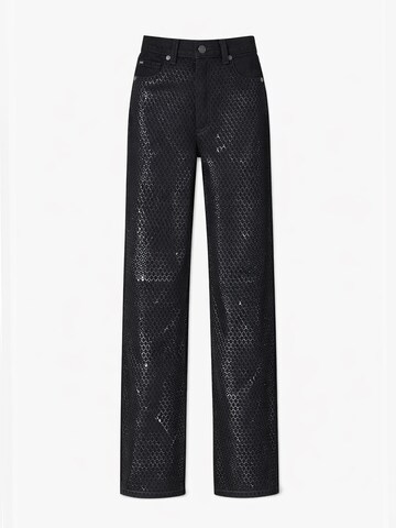 Regular Jean 'EMMA Straight High Rise' IT'S BASIC en gris : devant