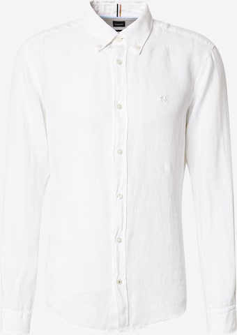 balta BOSS Standartinis modelis Marškiniai 'ROAN': priekis