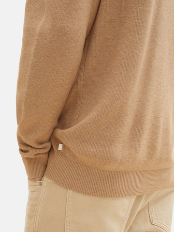 TOM TAILOR Pullover in Beige