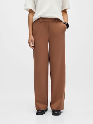 OBJECT Wide leg Broek in Bruin