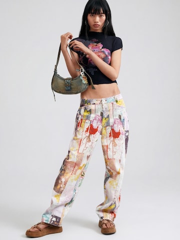 Desigual Barrel Jeans in Mischfarben