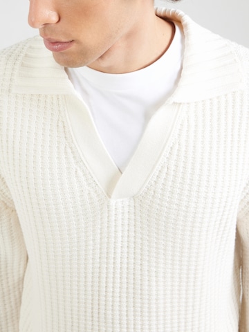 HUGO - Jersey 'Spiro' en blanco
