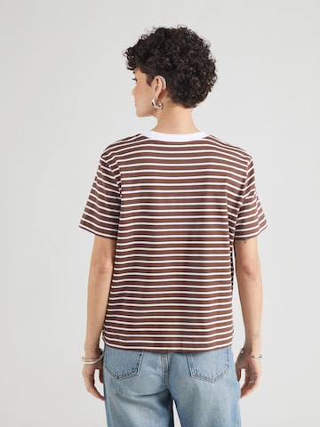 SELECTED T-shirt 'SLFESSENTIAL' i brun