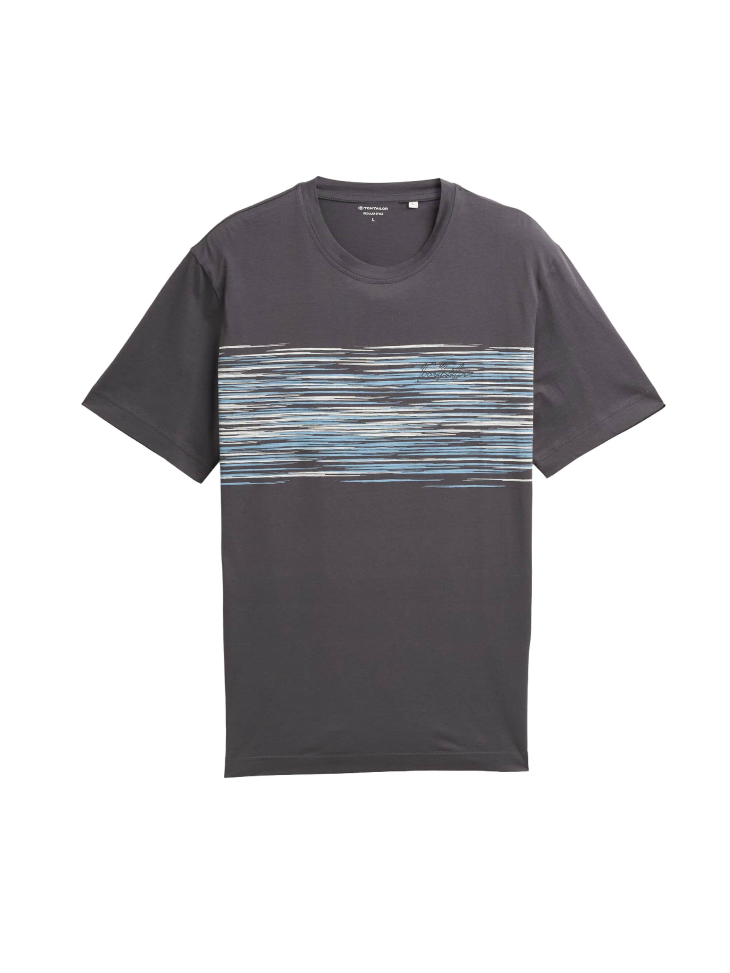 T-Shirt TOM TAILOR en gris : devant