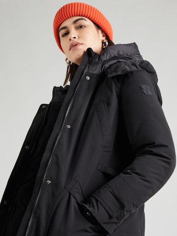 s.Oliver - Parka de inverno em preto