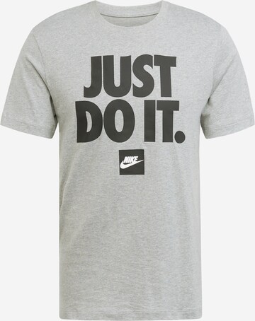 Nike Sportswear Тениска в сиво: отпред