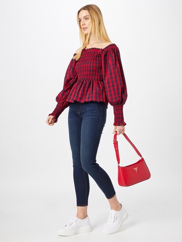 Warehouse Blouse in Red