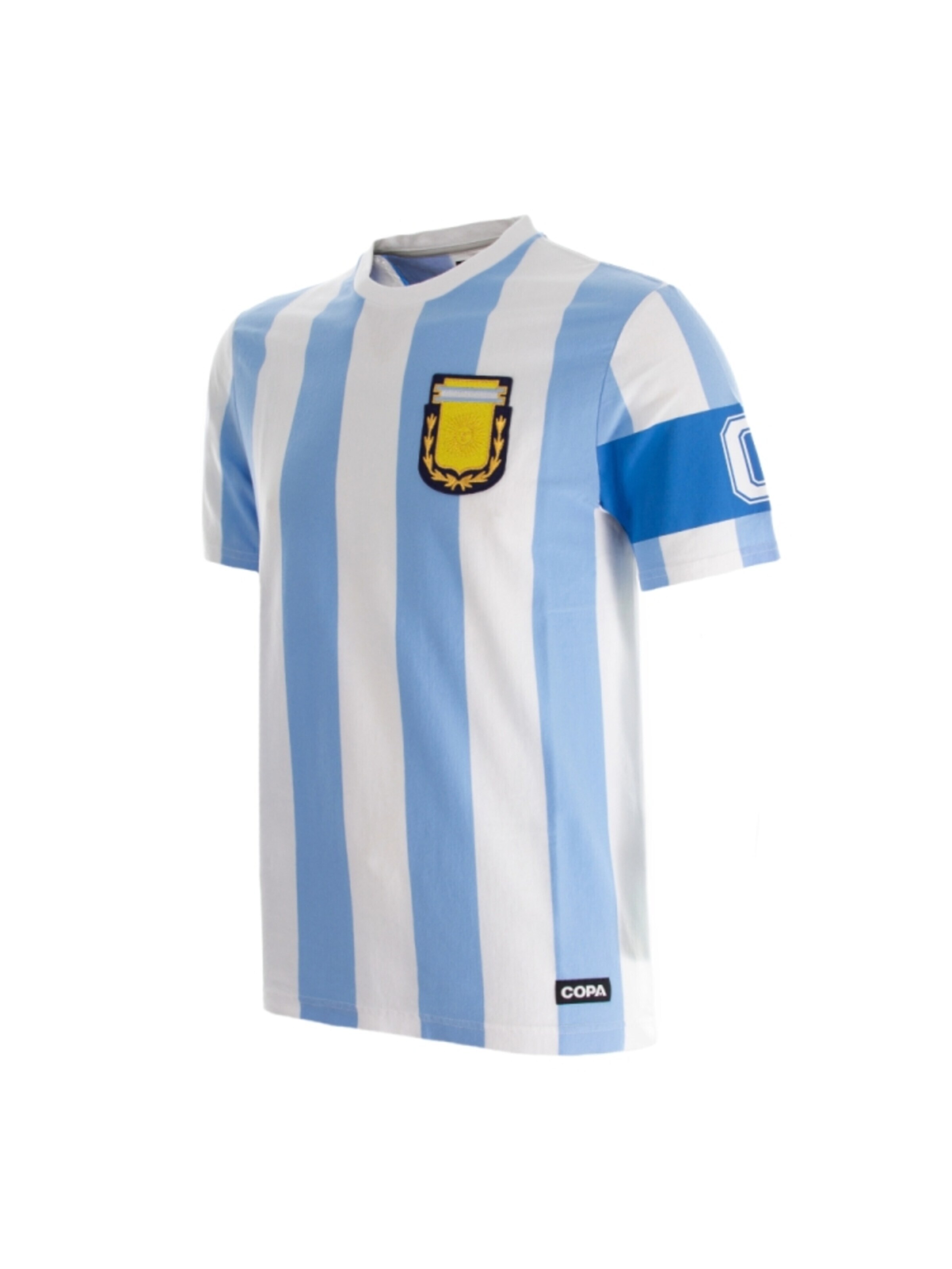 COPA FOOTBALL Shirt 'Argentinië Capitano' in White: front