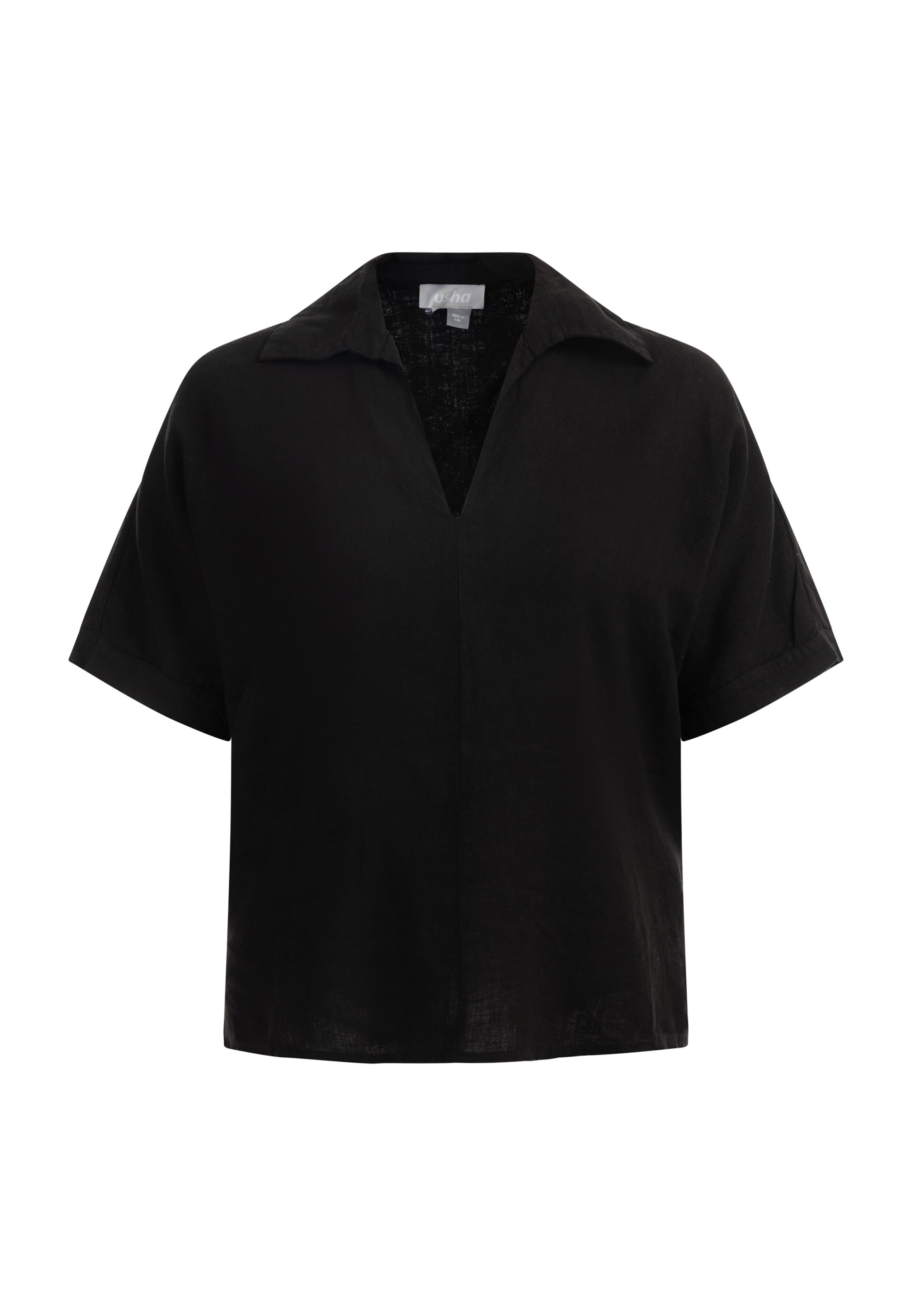 Usha - Blusa en negro: frente