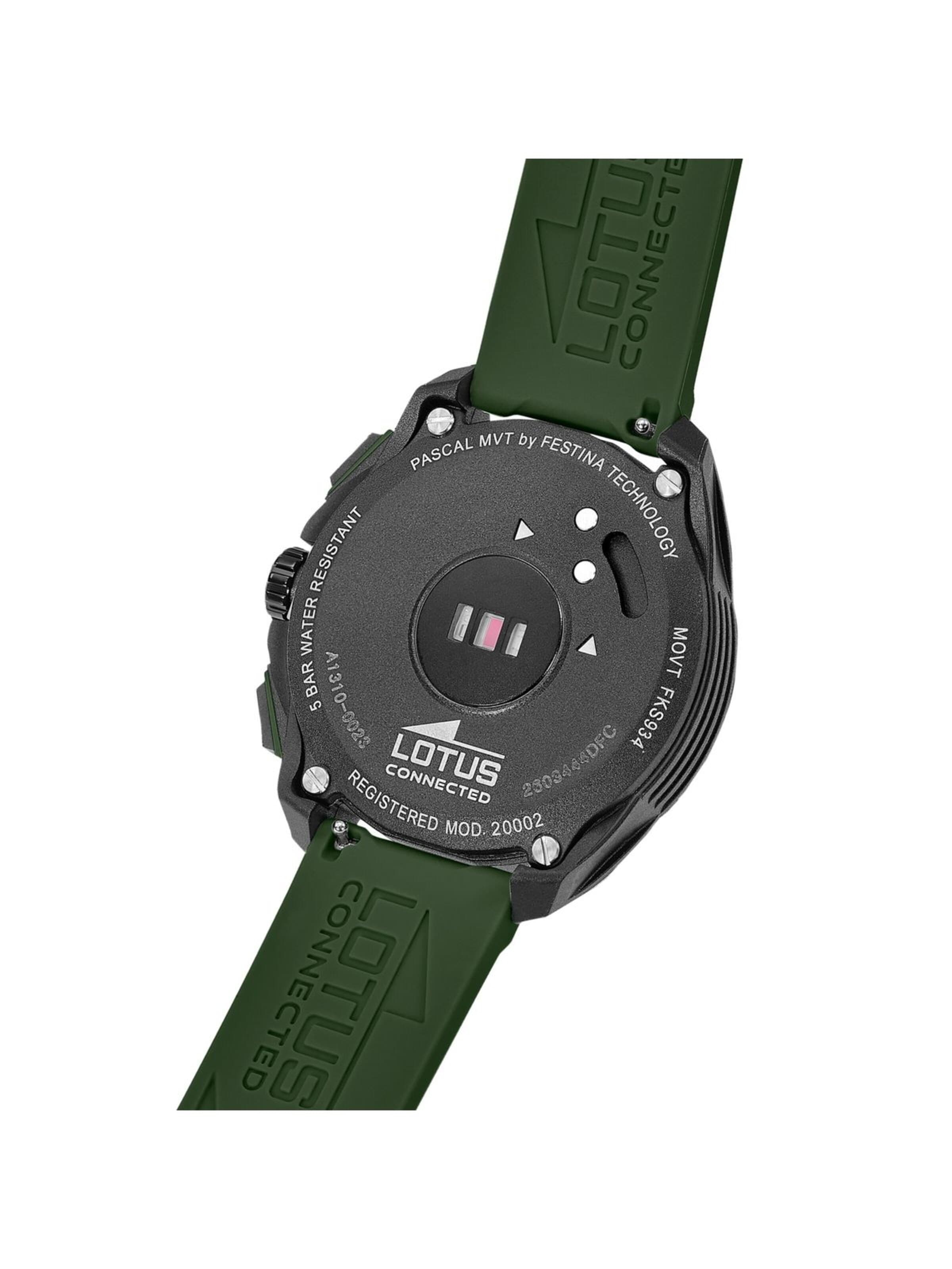 Montre digitale Lotus en vert