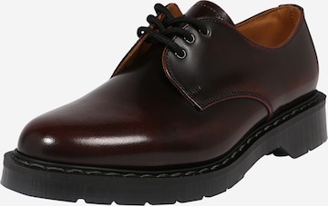 Solovair Lace-Up Shoes 'Gibson' in Brown: front