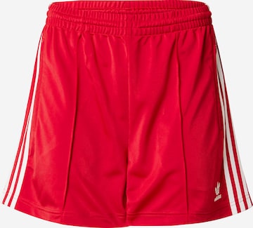 Loosefit Pantalon de sport 'Firebird' ADIDAS ORIGINALS en rouge : devant