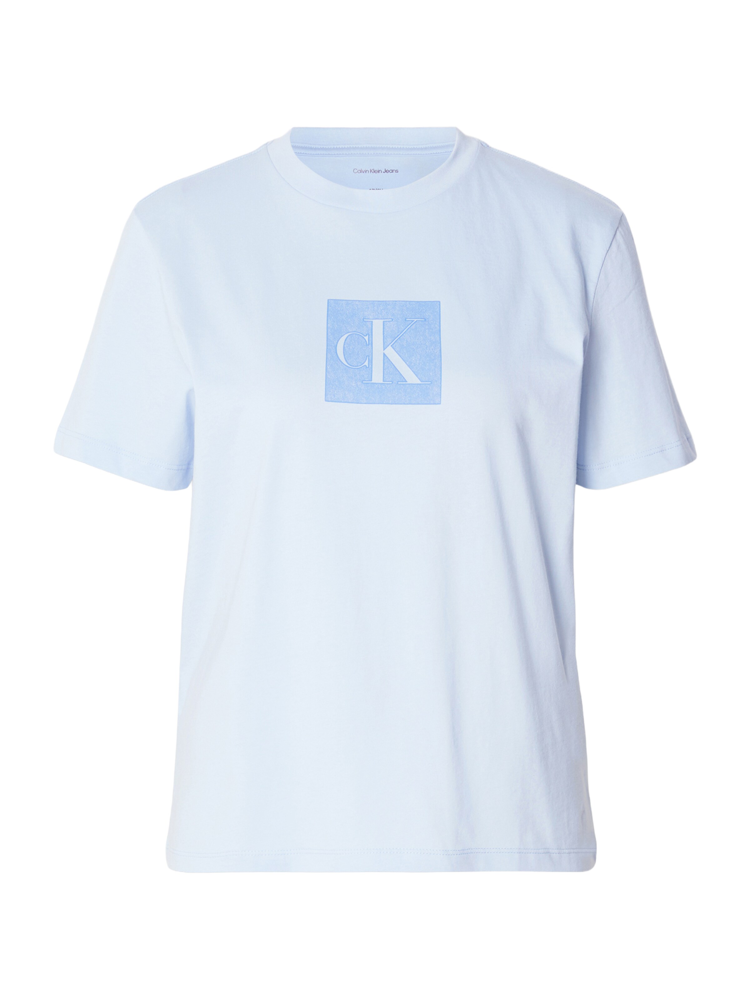 Calvin Klein Jeans Koszulka w kolorze niebieski: przód