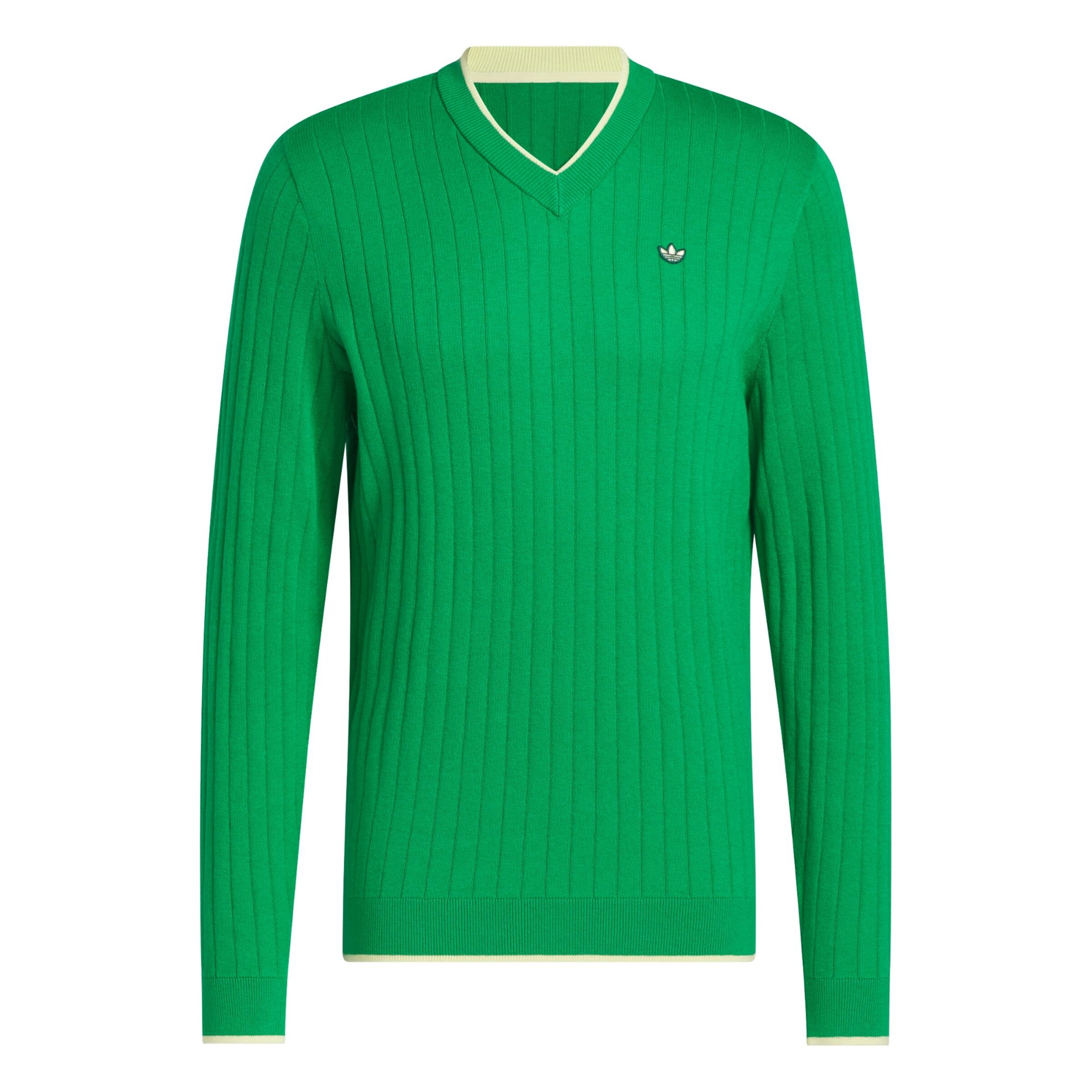 ADIDAS PERFORMANCE Sports sweater 'Originals Cashmere Knit' in Green: front